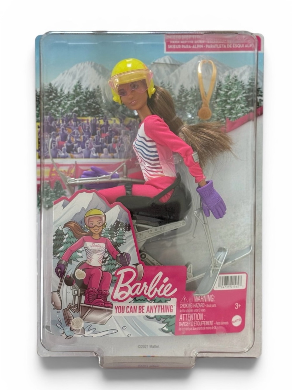 Barbie You Can Be Anything Alpine Skier Doll Winter Sports NWT